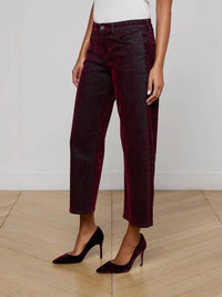 L'Agence - Dolores Low Rise Bow-leg Pants