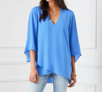 Karen Kane - Bracelet Sleeve Asymmetric Top