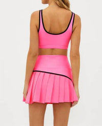 Beach Riot Moxie Top in radiant orchid - women's intimate - alternate view