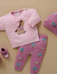 Purebaby - Kid's One The Farm Sweater Legging Set