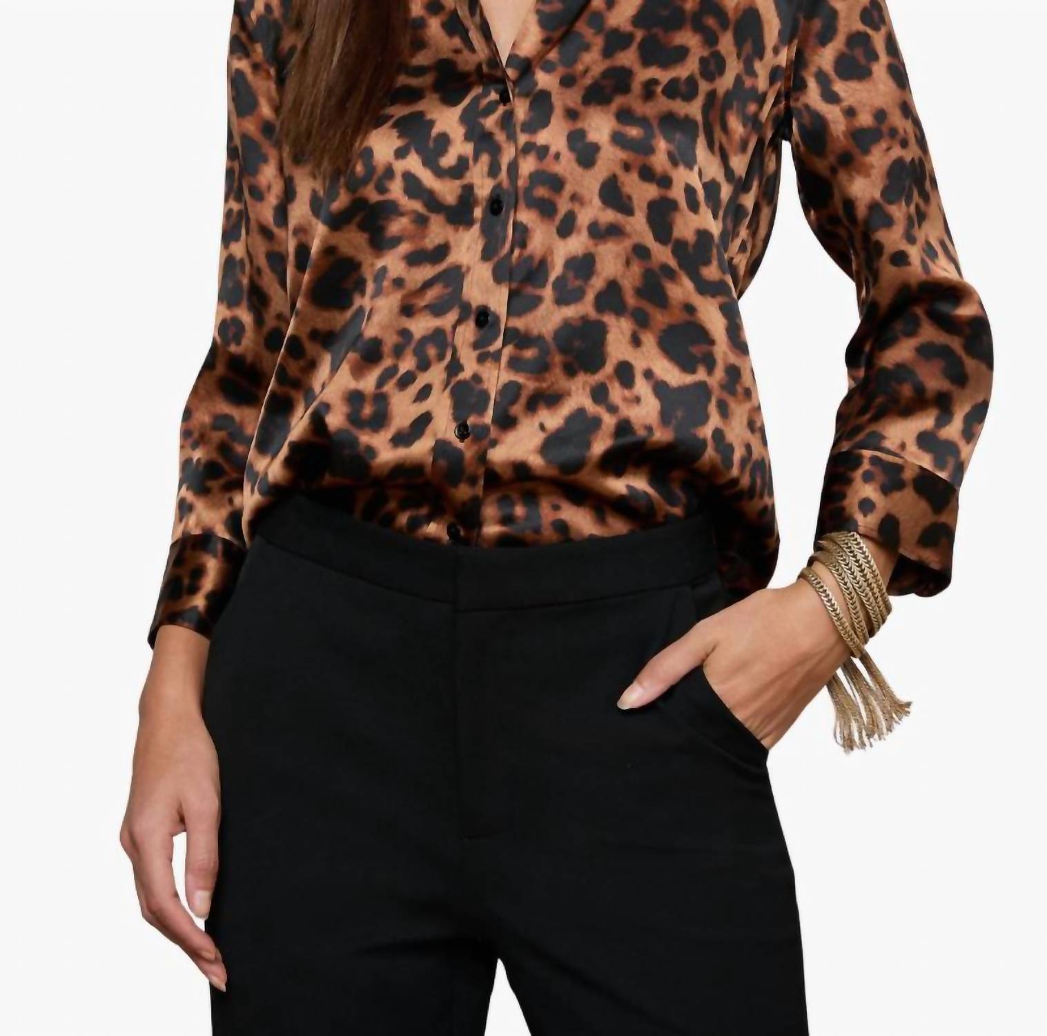 L'Agence - Dani Silk Blouse