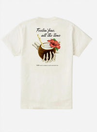Katin Coco Tee in vintage white - men's t-shirt - detail view