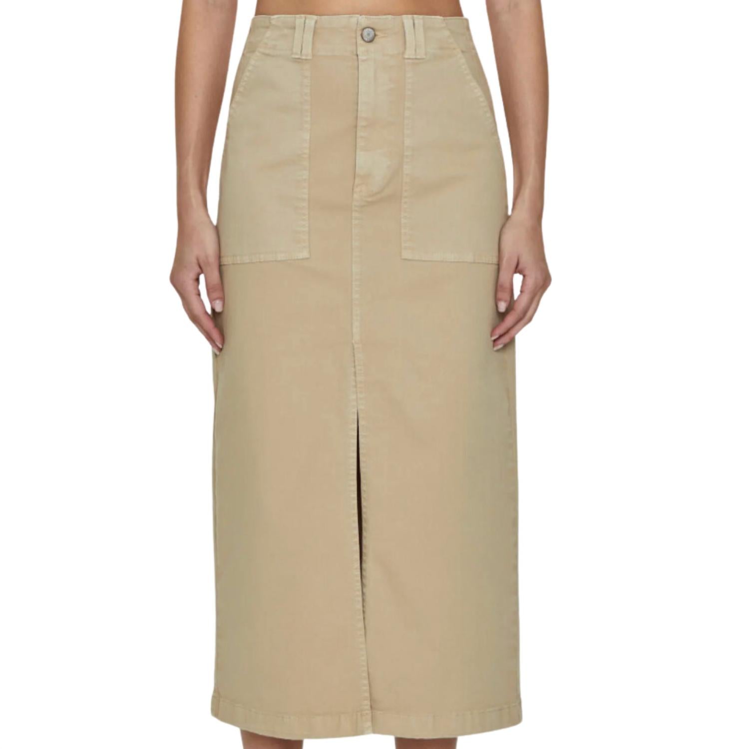 PISTOLA Pamela Utility Skirt in latte - women's skirt