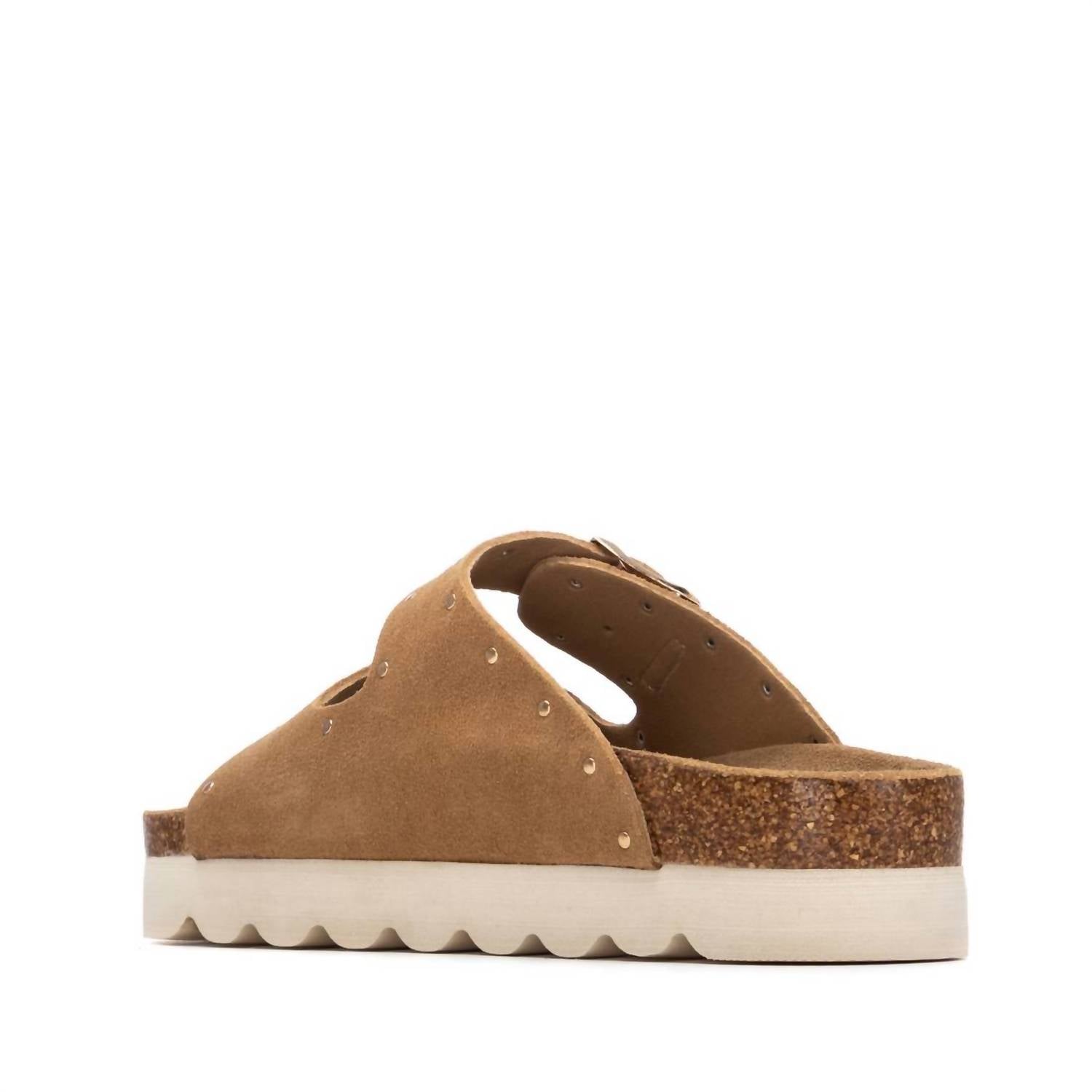 Xti Women's Refresh Sandals in camel - women's sandal - detail view