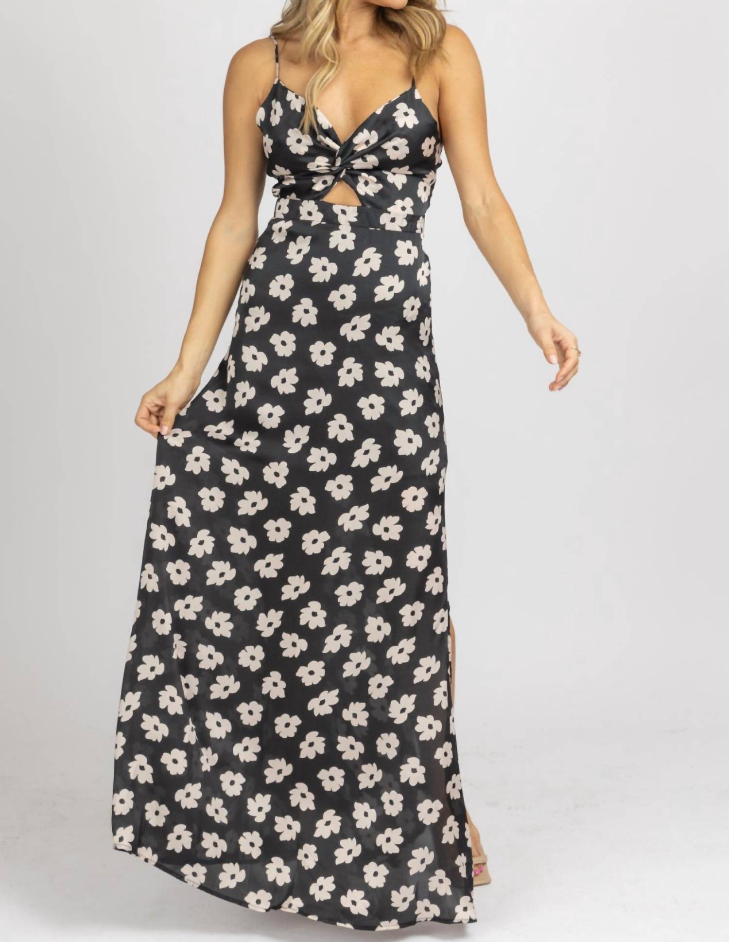 Dee Elly - Floral Twist Maxi Dress