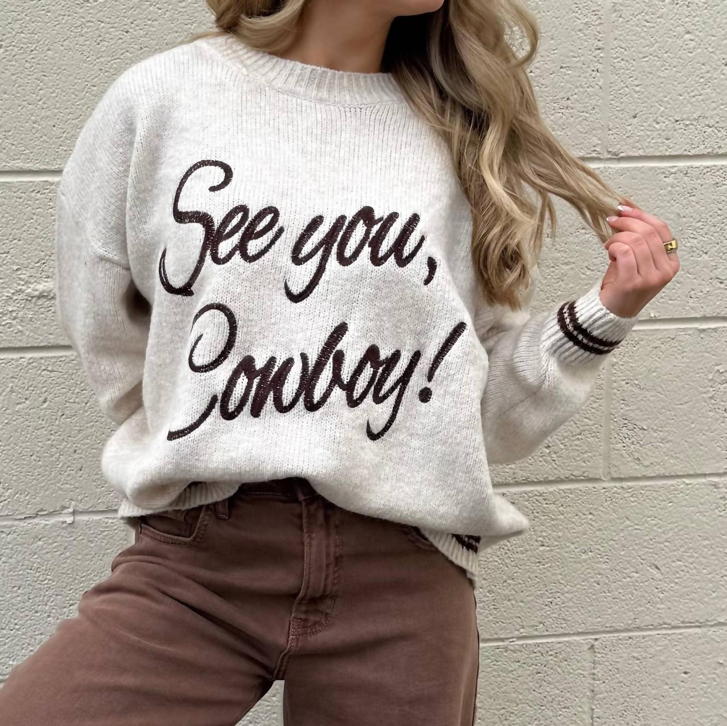 Bailey Rose - Shelby Crewneck Sweater