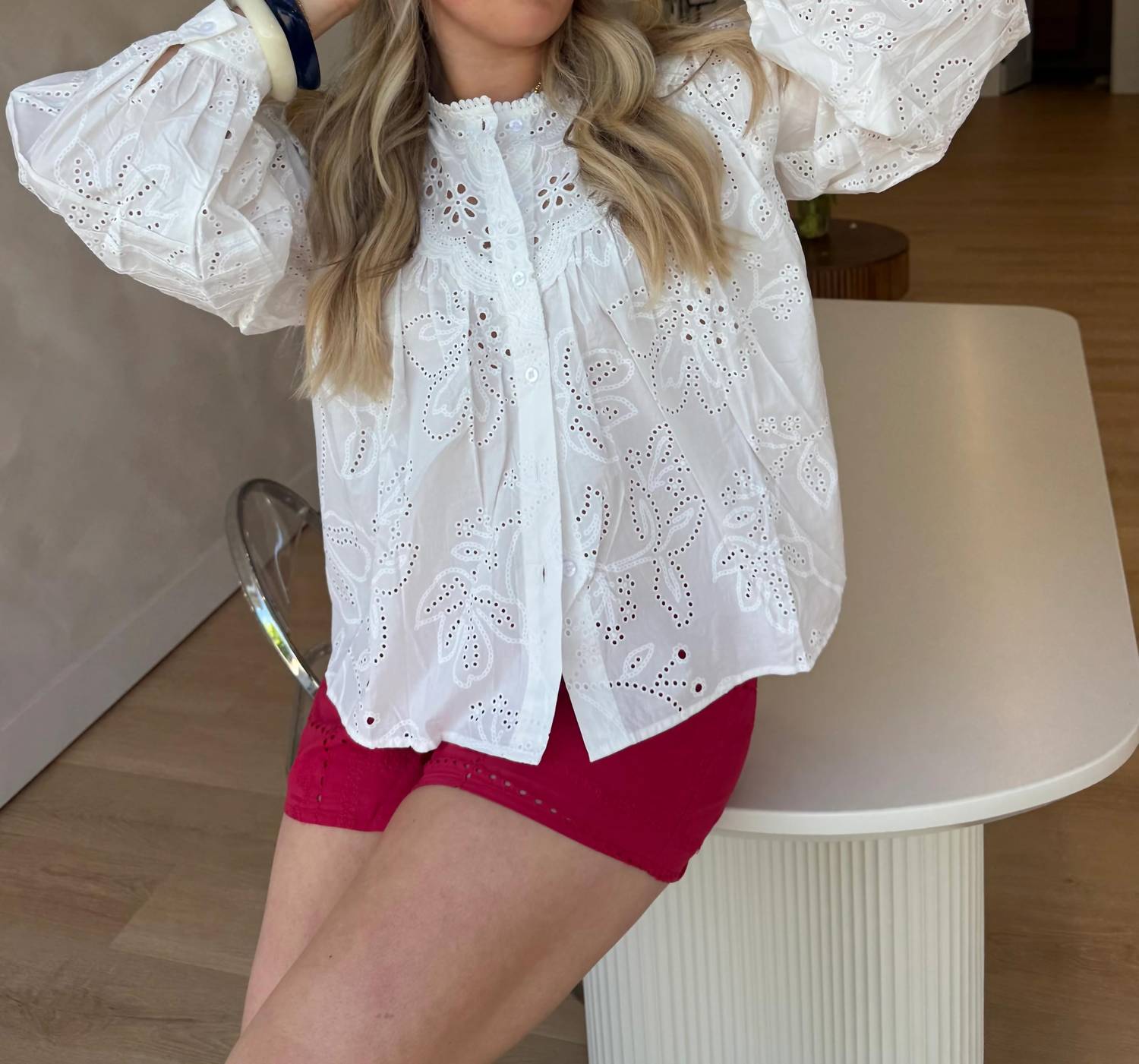 Bailey Rose - Nantucket Eyelet Blouse