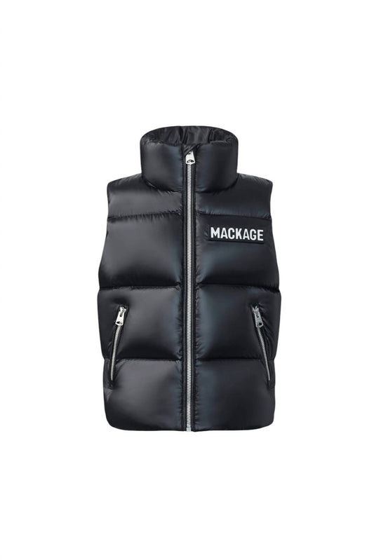 Mackage - KIDS CHARLEE LUSTROUS LIGHT DOWN PUFFER VEST