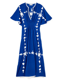 M.A.B.E. - Vela Embroidered Kaftan Dress