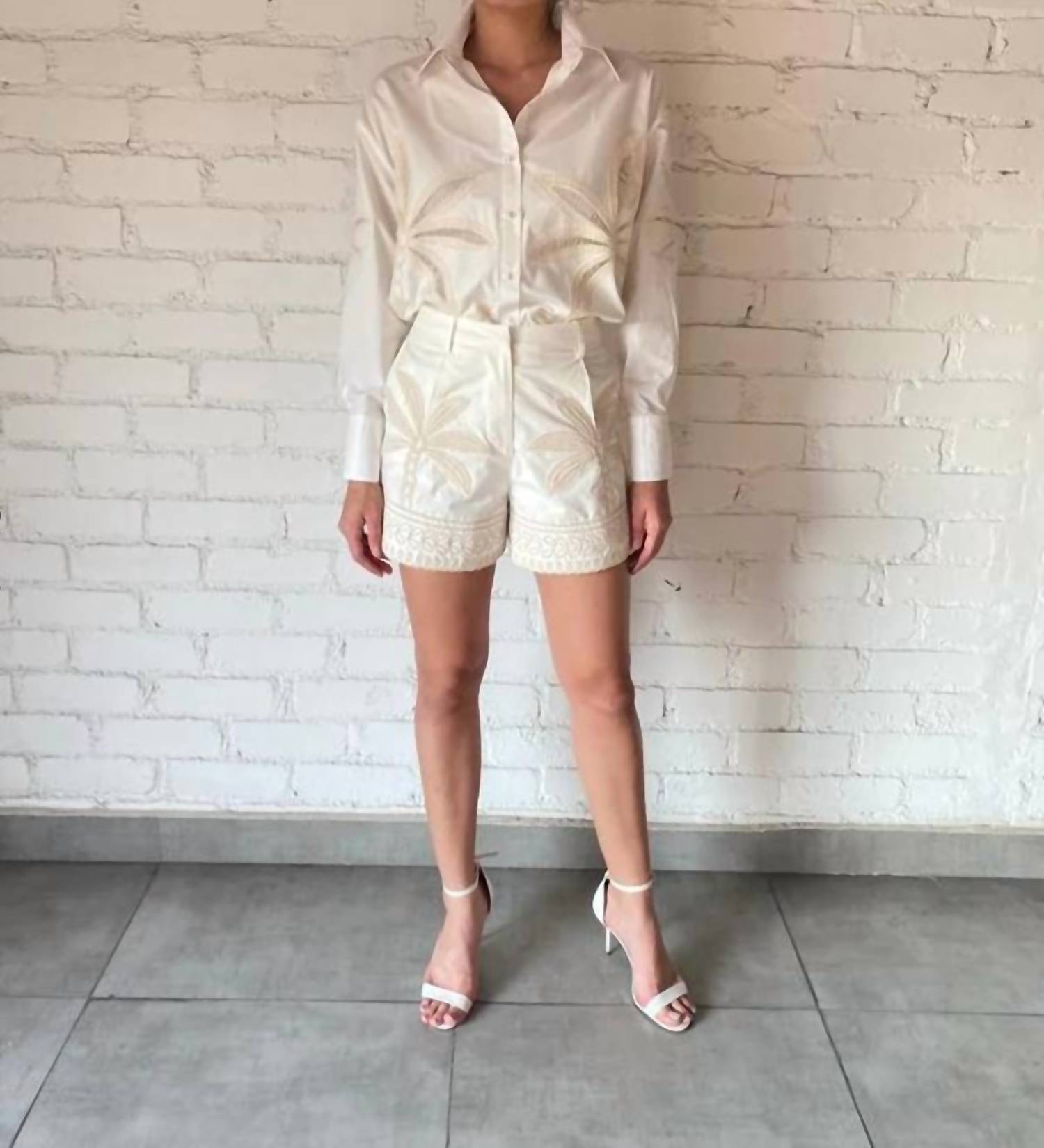 Hemant & Nandita - Buckle Belt Shorts