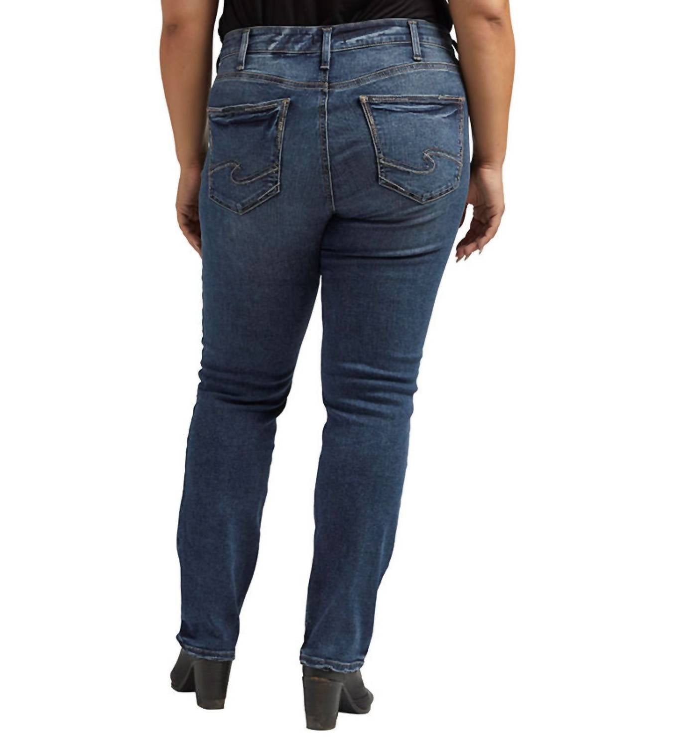 Silver Jeans Co - High Rise Curvy Fit Avery Straight Jeans
