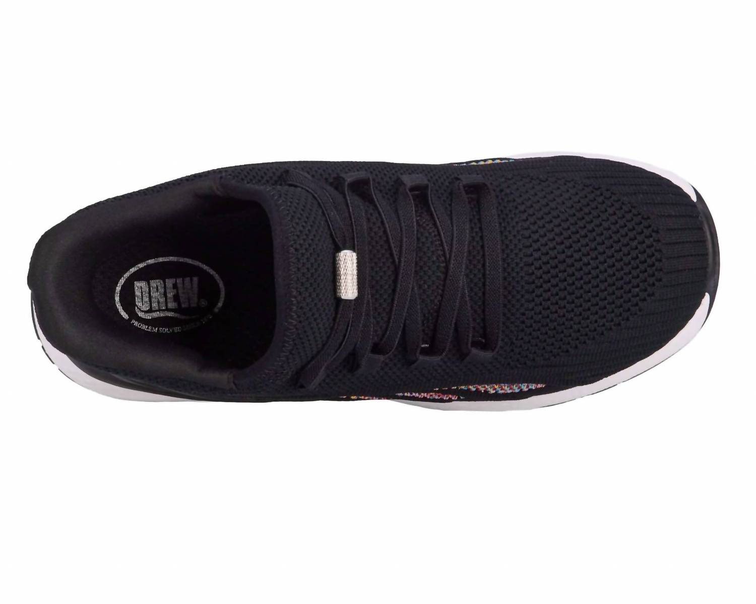 DREW Women's Halo Sneaker in black combo - women's sneaker - alternate view