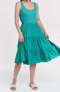 Another Love - Sleeveless Tank Dress Tiered Skirt