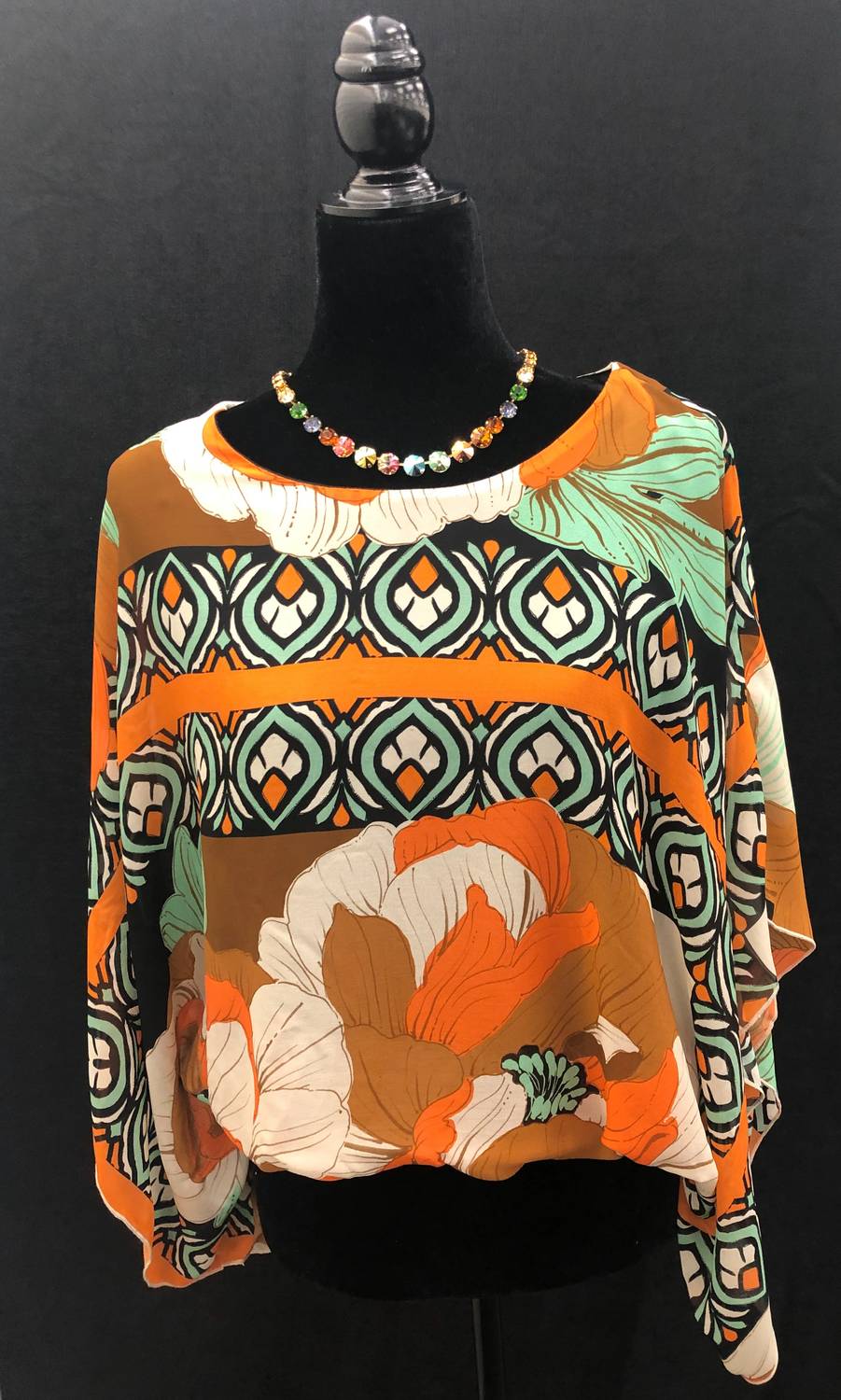 Karen Kane - Mazzie Blouson Sleeve Scarf Top