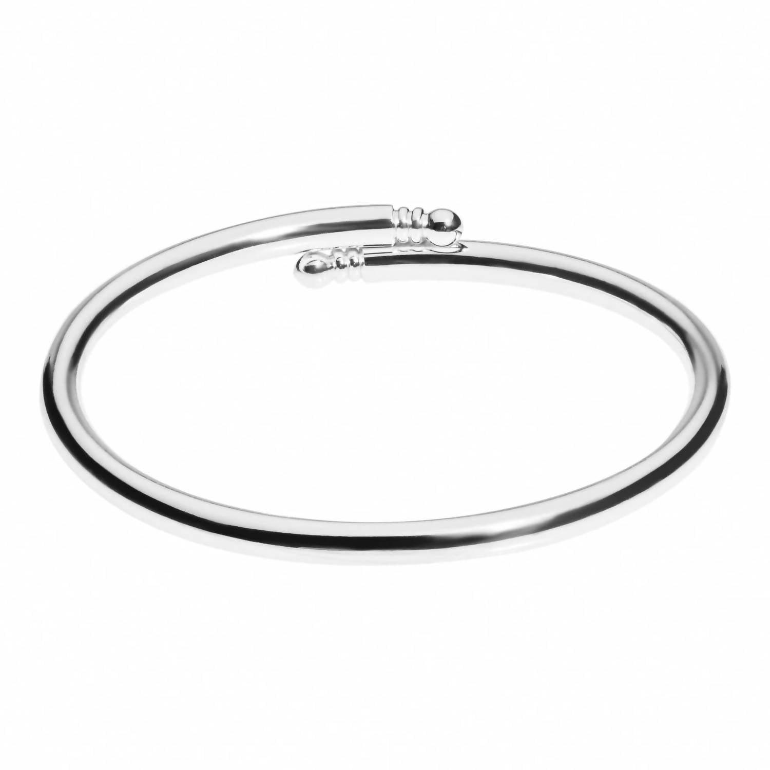 Eklexic - Women's Knob Ended Bangle