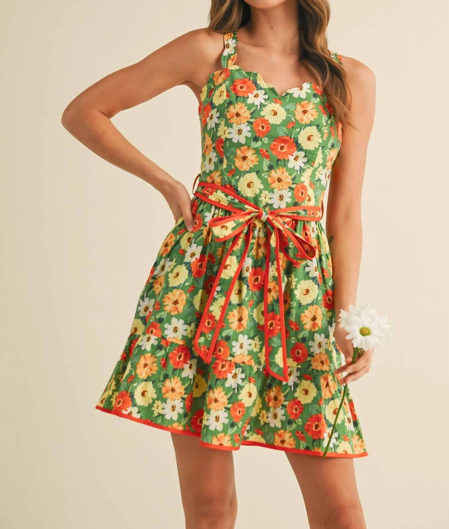 &Merci - Scalloped Mini Dress