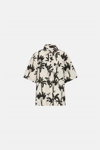 Palm Noosa Alto Shirt in madagascar palms - women's shirt - alternate view