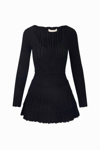 Loveshackfancy - Lavender Stretch Pointelle Mini Dress