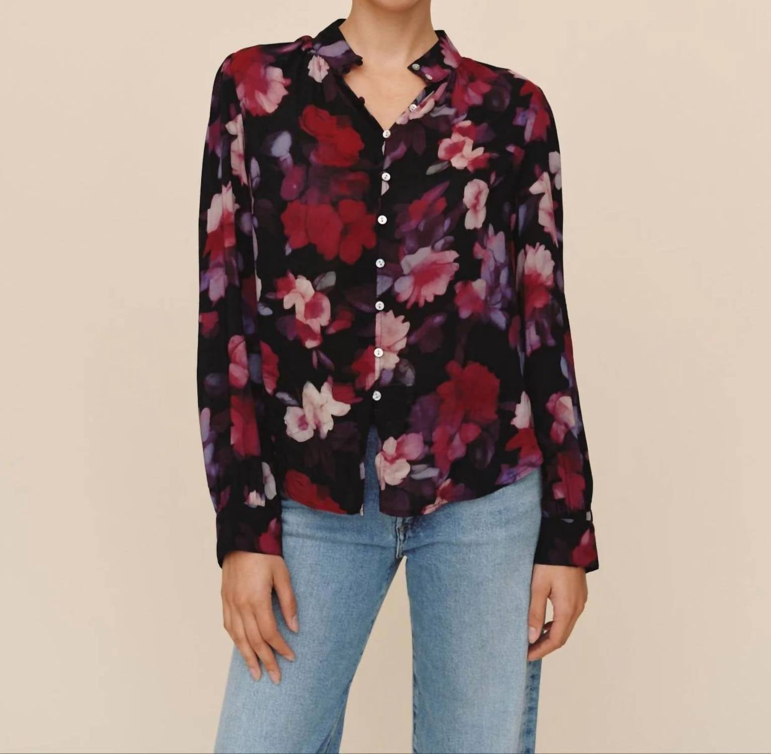 Bella Dahl - Shirred Button Up Blouse