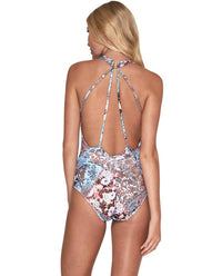 Jets By Jessika Allen - Plunge V-Neck One Piece Swimsuit