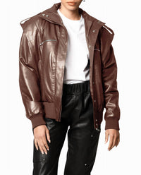 Nicole Miller - Leather Space Jacket