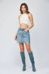 Hidden - Peyton Denim Mini Skirt