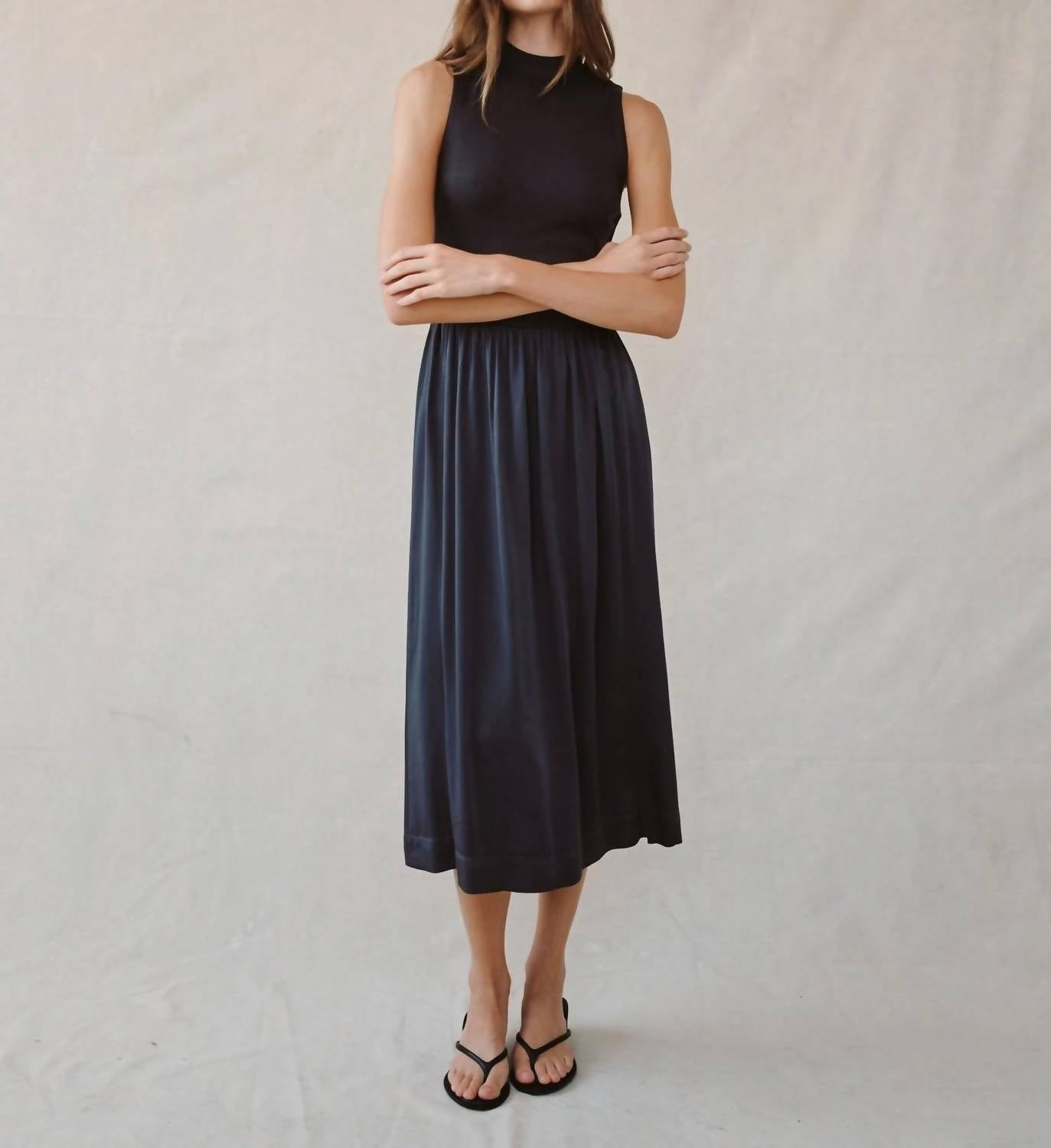Bella Dahl - Sleeveless Mock Neck Dress
