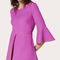 Valentino - Short Crepe Couture Dress