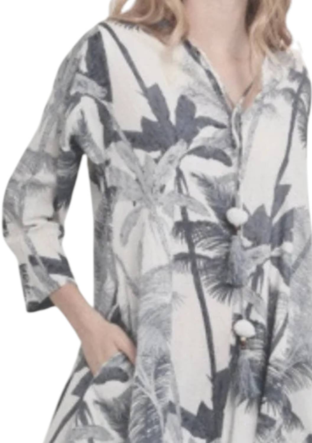 Guadalupe Design - V-neck Tunic Leaf
