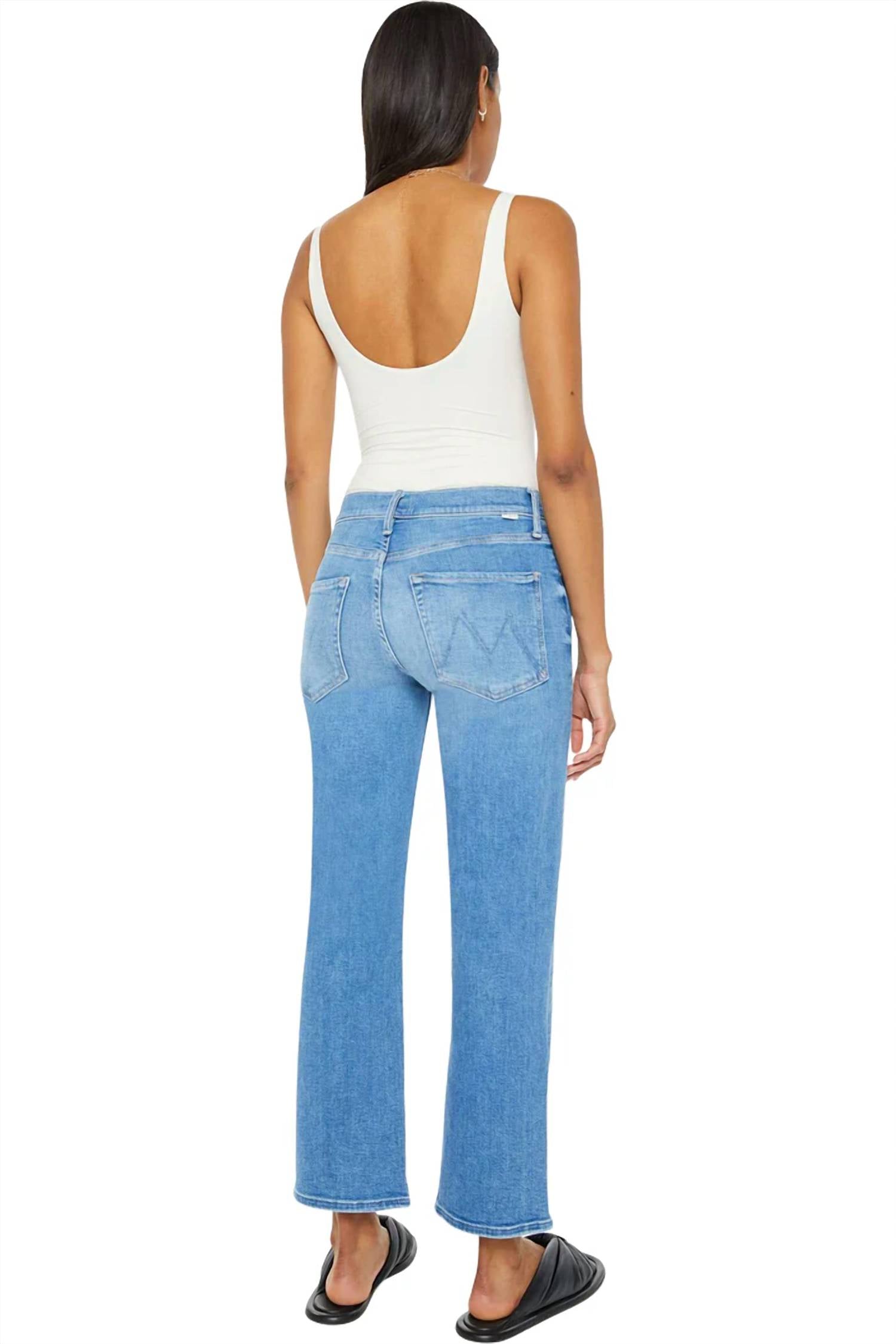 Mother - Mid Rise Rambler Straight Leg Jeans