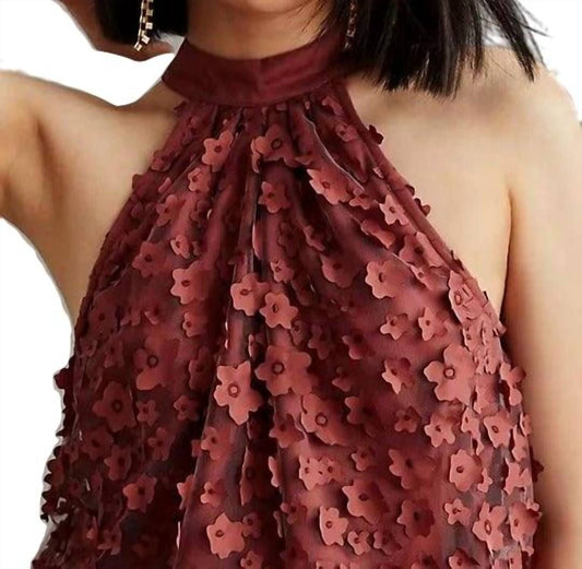 Floral Halter Top
