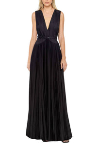 One33 Social - Jaelyn Dramatic Bodice Matching Belt Maxi Dress