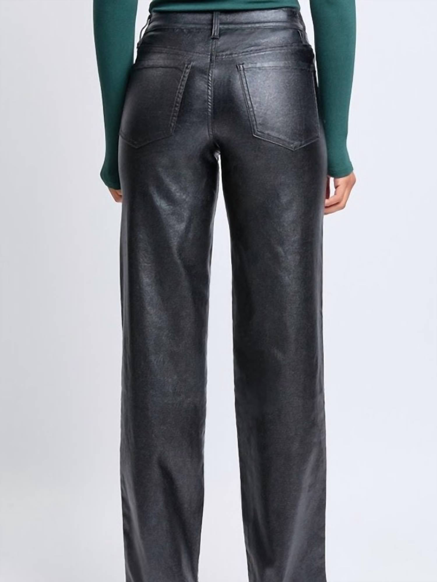 Ymi - High Rise Straight Leg Pant