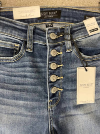 Judy Blue - High Rise Button Fly Skinny Jean