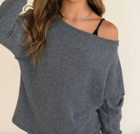 Kaveah - Girl's Hacci Ribbed Pullover Top