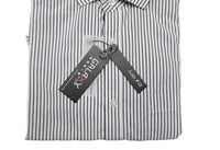 Galaxy By Harvic - Men's Long Sleeve Slim Fit Striped Shirt