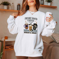 Daisy Chain Designs - Freshly Boo'd Coffee Sweatshirt