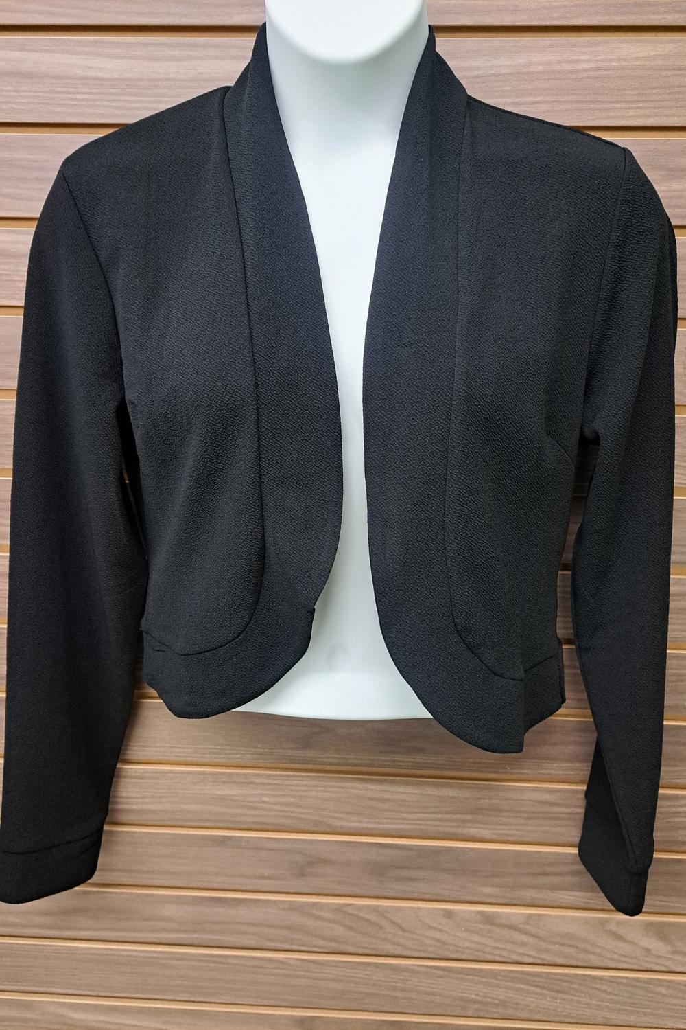 Doublju - Women's Open Textured Blazer