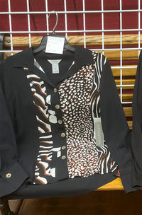 Multiples - Long Sleeves Button-down Shirt