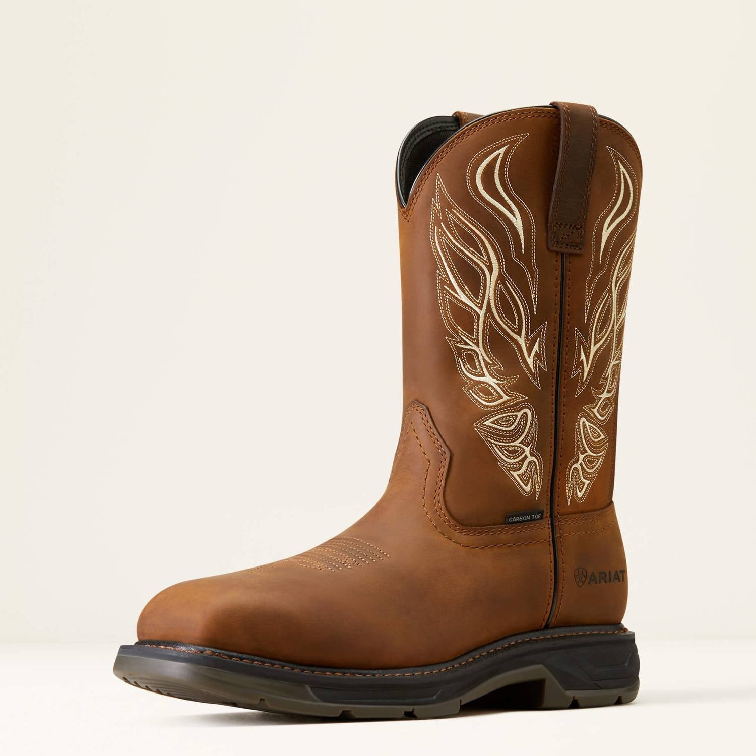 ARIAT Men's Comp-toe Workhog Xt Phoenix Work Boot in distressed brown - men's boots