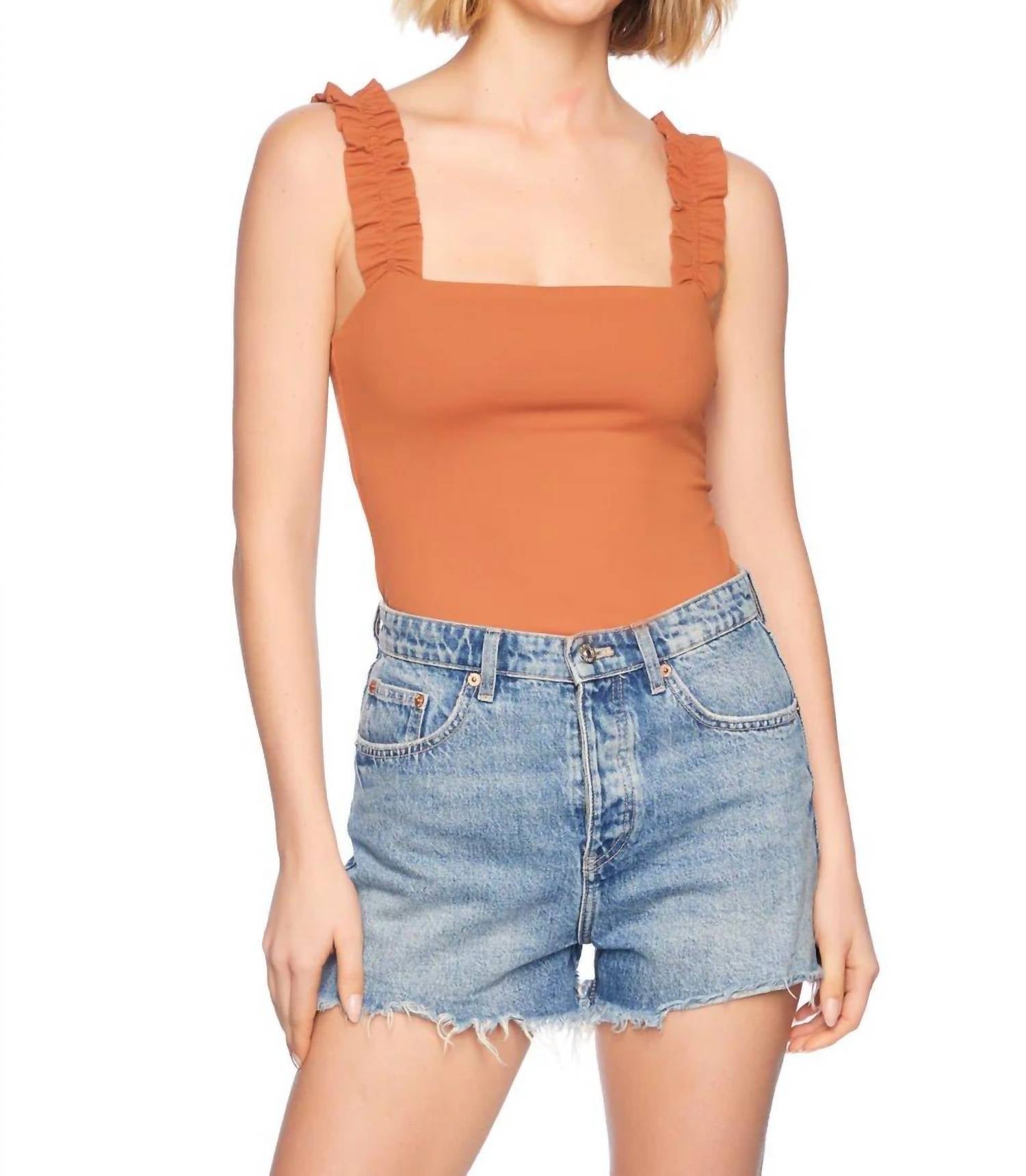 Susana Monaco - Ruffle Strap Top
