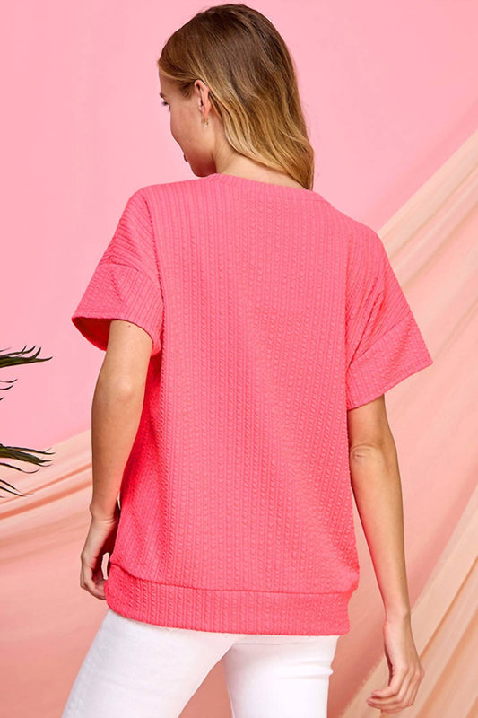 Blumin - Ribbed Short Sleeve Top