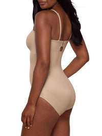 Miraclesuit Show Stopper Strapless Shaping Bodysuit in beige - women's intimate - detail view