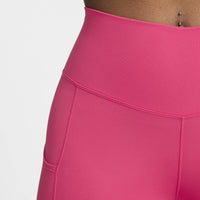 NIKE Women's High-waisted 7/8 Leggings With Pockets in astr pink - women's pants - view 4