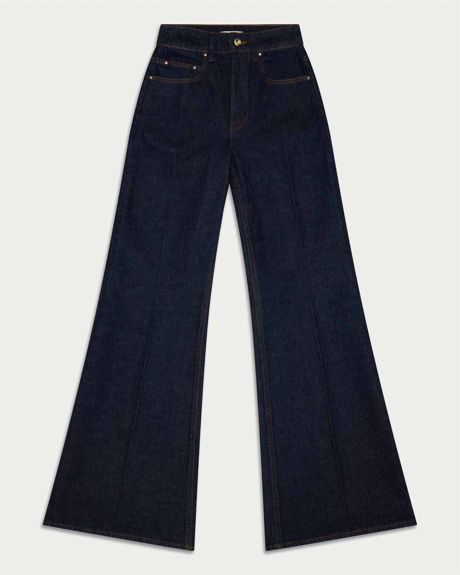 Ossou Spur Bootcut Jeans in sable wash - women's jeans - view 7