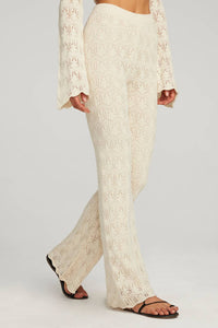 saltwater LUXE Georgie Pants in natural - women's pants - alternate view