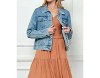 Veveret - Cropped Denim Jacket