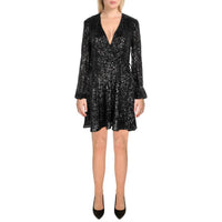 Bardot - Bellissa Sequined Surplice Cocktail Dress