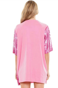 Why Dress - It's My Birthday Block Letter Sequin Dress