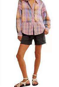Free People - Madras Dream Long Sleeve Top